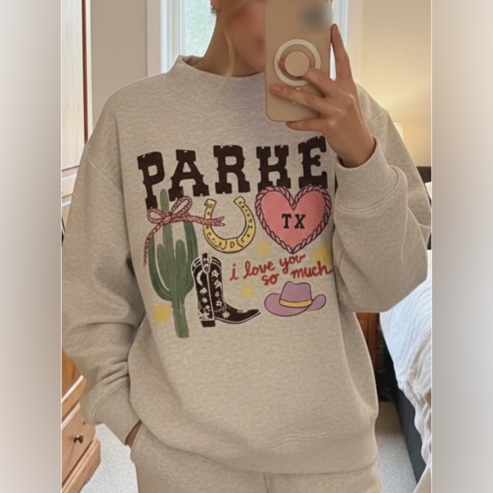 Parke| ‘Texas’ Graphic Mockneck 🌵 - Picture 3 of 5